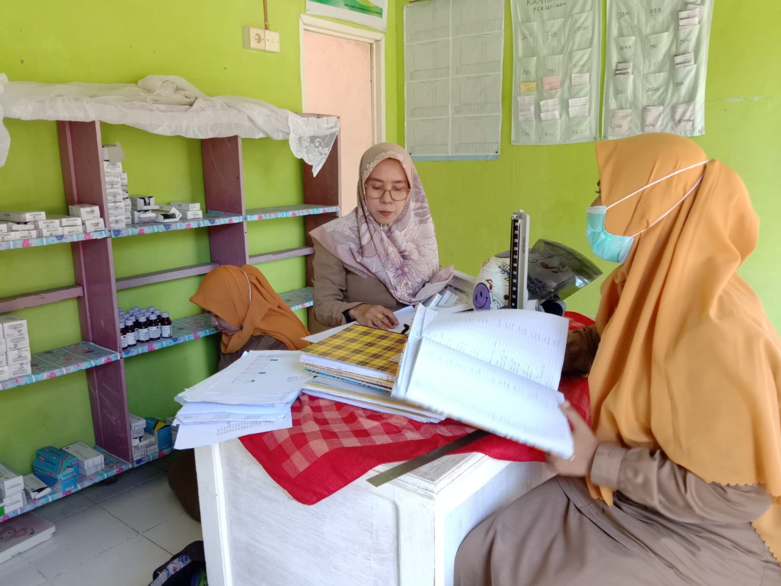 Puskesmas Balai Selasa lakukan supervisi kembali ke puistu dan Poskesri  hari Senin (26/09/2022).