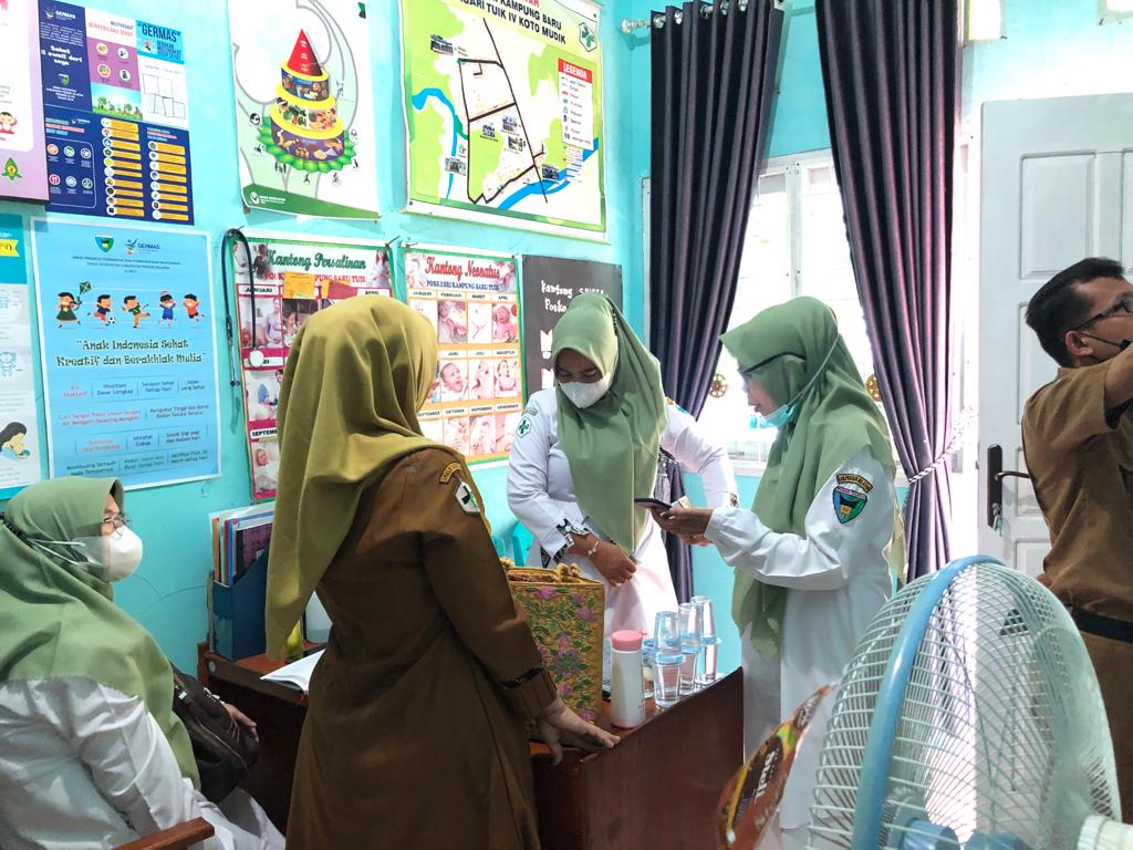 MONITORING EVALUASI & FASILITATIF KE POSKESRI   DI WILAYAH  PUSKESMAS IV KOTO MUDIK