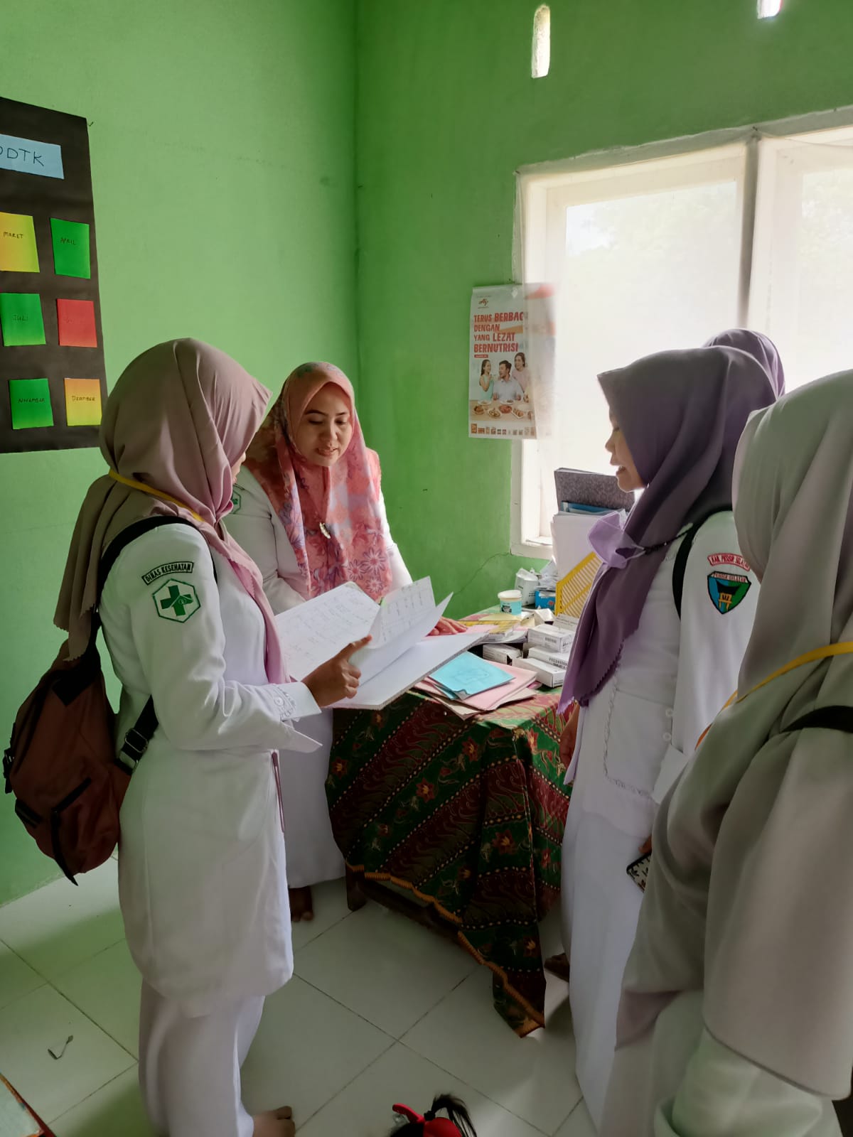 Monev dan Supervisi  Poskesri Koto Tarok dan Padang Lawe Nagari Amping Parak dlm Wilayah kerja Puske