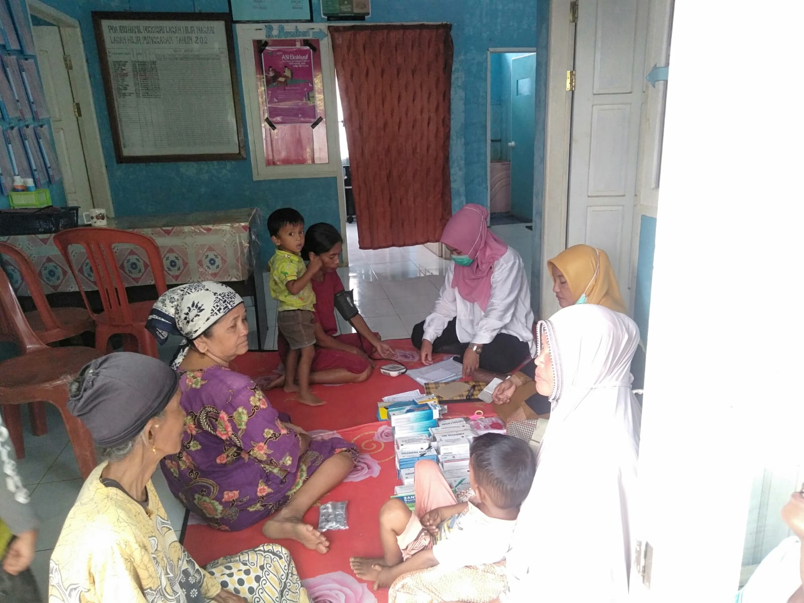 Puskesmas  Air Haji Melaksanakan Kegiatan Posyandu Lansia Di Lagan Hilir 