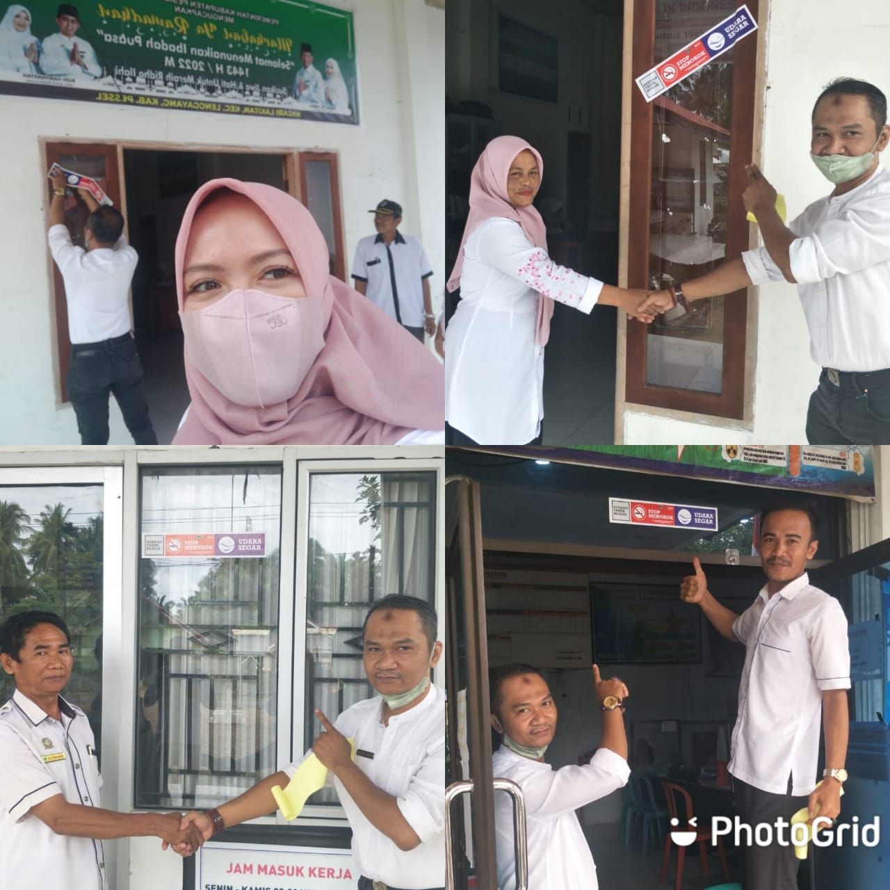 Advokasi Pembentukan KTR (Kawasan Tanpa Rokok) di  Puskesmas  Kambang