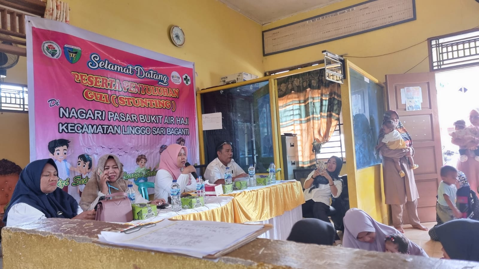 PELAKSANAAN REMBUK STUNTING DI NAGARI PASAR BUKIT Puskesmas Air Haji 