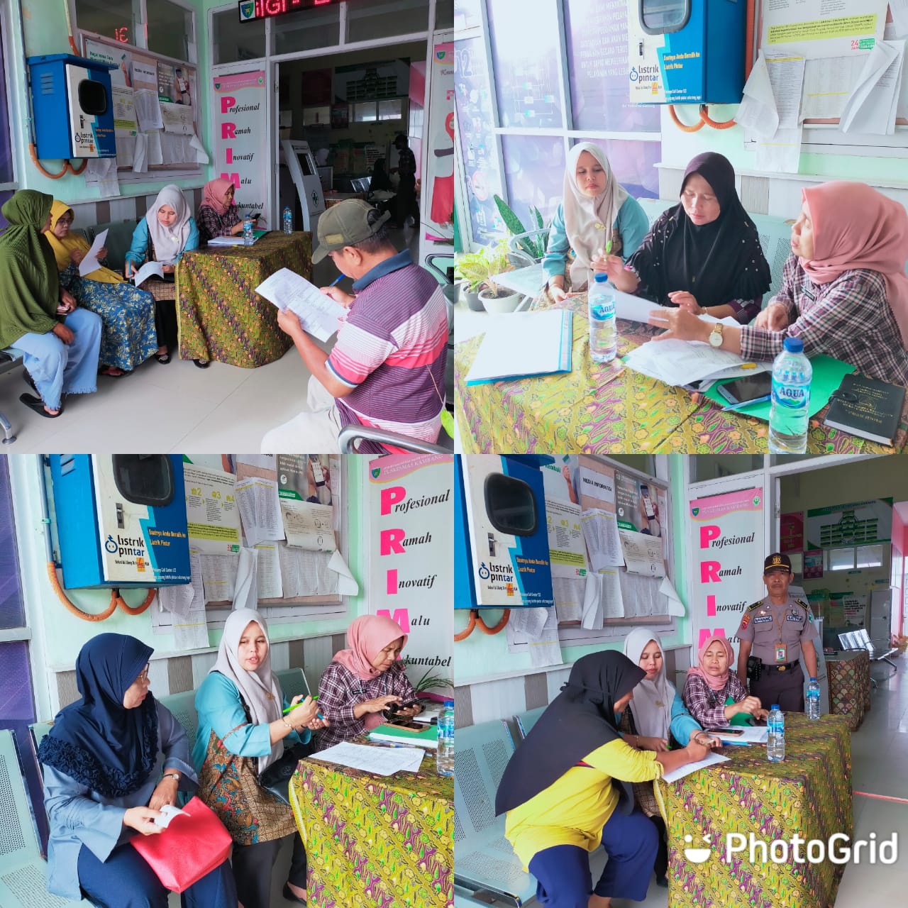 Tim dari Kabag. Kantor Bupati Kabupaten Pesisir Selatan, melakukan survey kepuasan masyarakat di Pus