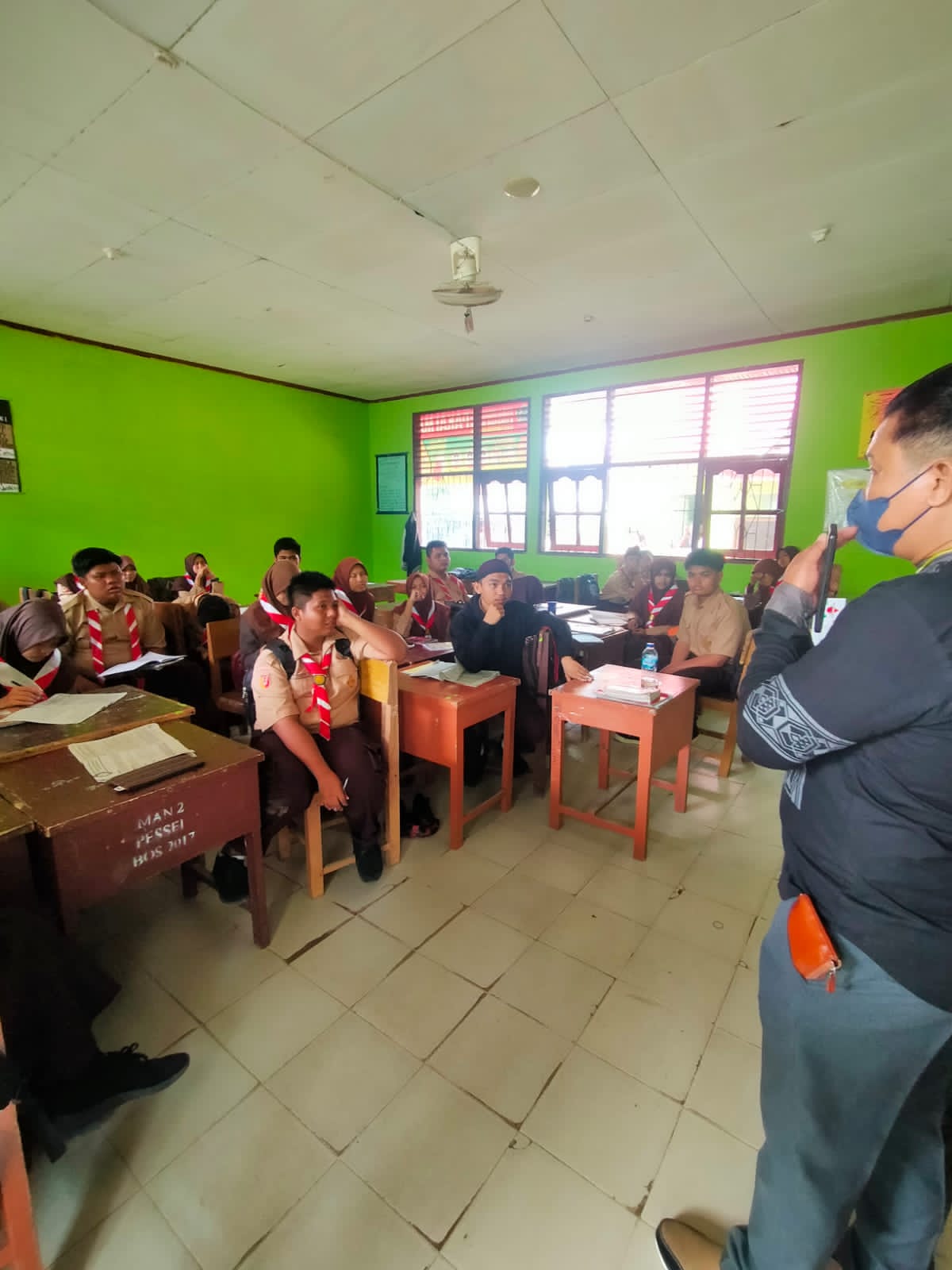 Pelaksanaan Skreening  di MAN 2 Pessel serta Sosialisasi Anemi Gizi  Bagi Remaja Putri puskesmas   S