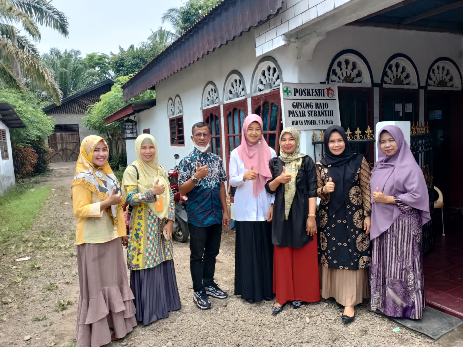 Monev dan Supervisi  Poskesri Sei Sirah dan Poskesri Gunung Rajo nagari Surantih     Puskesmas Suran