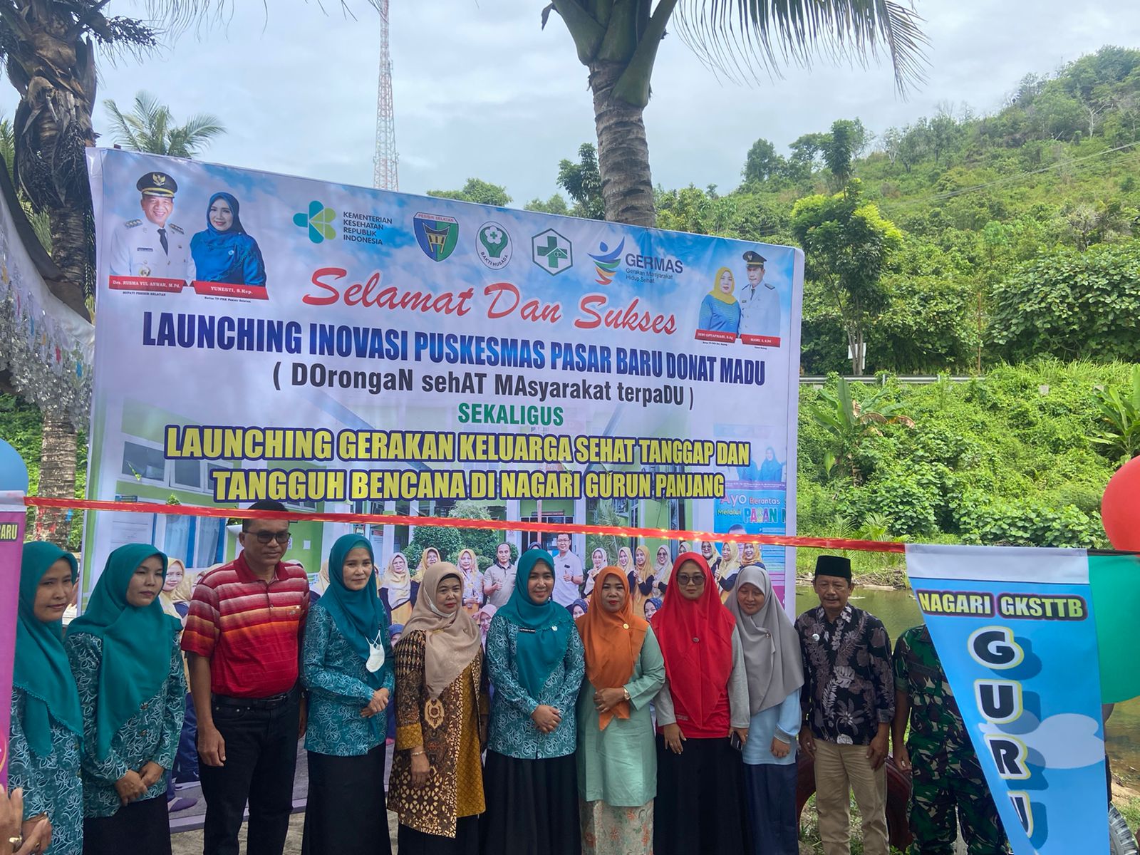 LAUNCHING INOVASI DONAT MADU UPT  PUSKESMAS PASAR BARU DAN GERAKAN KELUARGA SEHAT TANGGAP DAN TANGGU