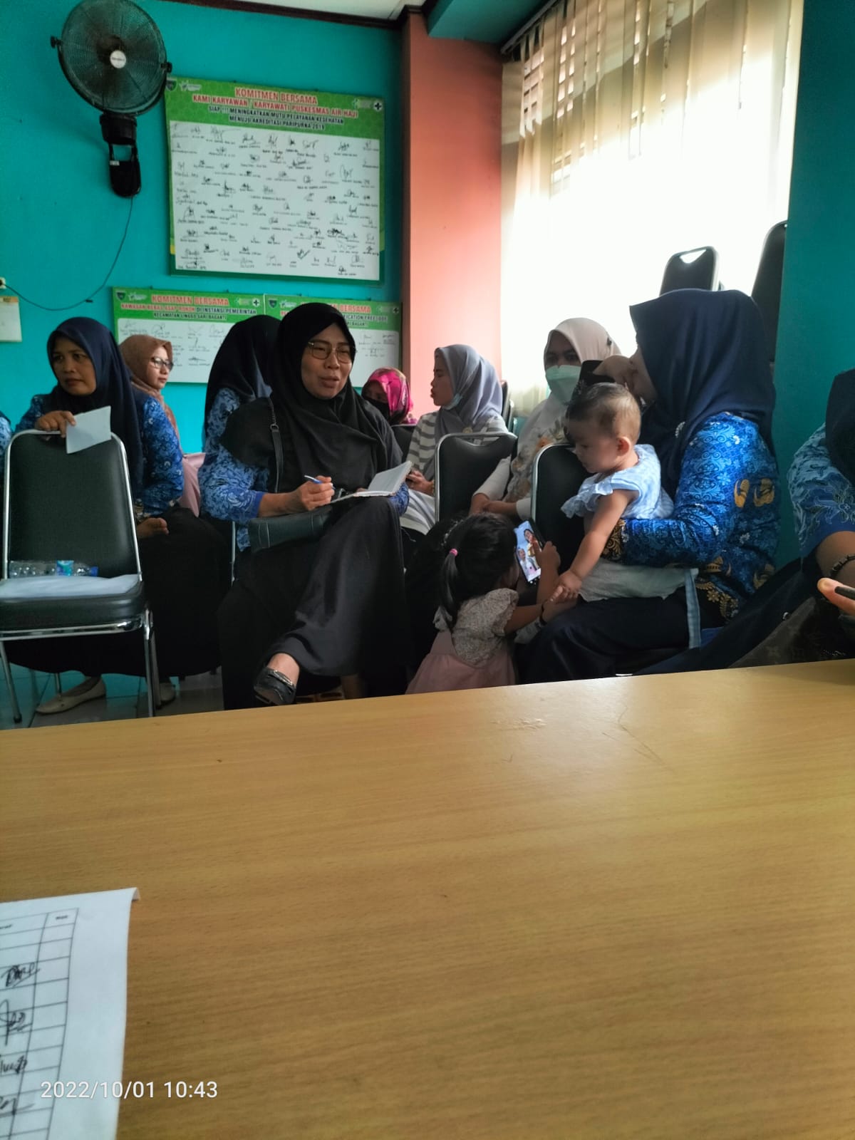 PERTEMUAN BULANAN BIDAN DESA DIWILAYAH KERJA PUSKESMAS AIR HAJI