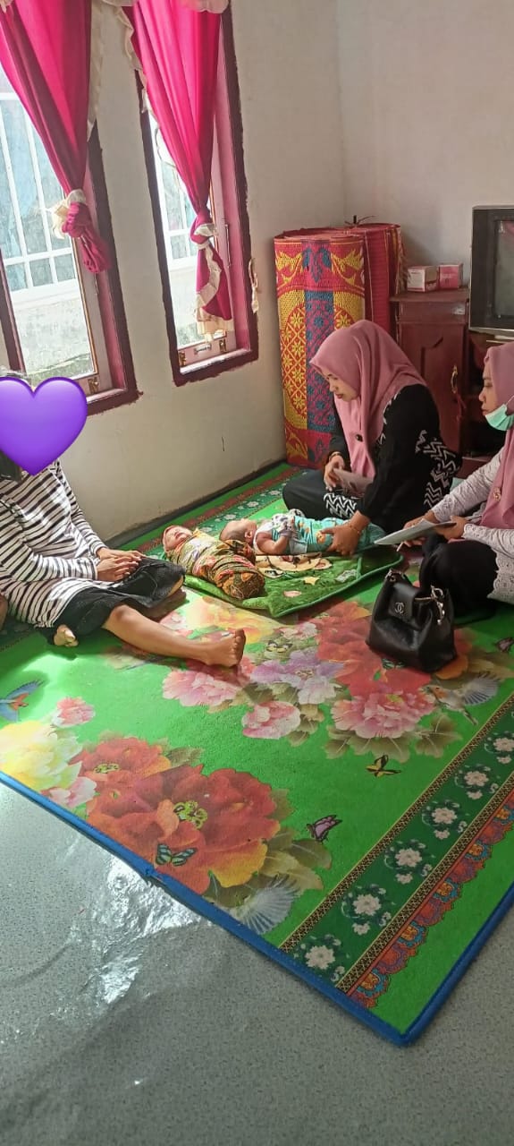 PUSKESMAS INDERAPURA LAKUKAN KUNJUNGAN  IBU NIFAS DENGAN BABY BLUES SYNDROME 