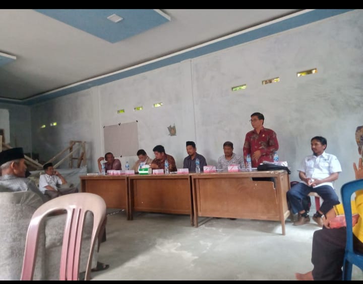 Kepala Puskesmas Koto Berapak mengikuti kegiatan musyawarah perencanaan pembangunan nagari (RKP) dan