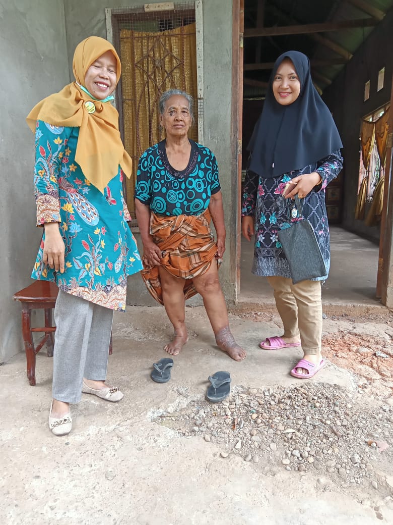 Pemantauan pasien Filariasis di Wilayah Puskemas Surantih.