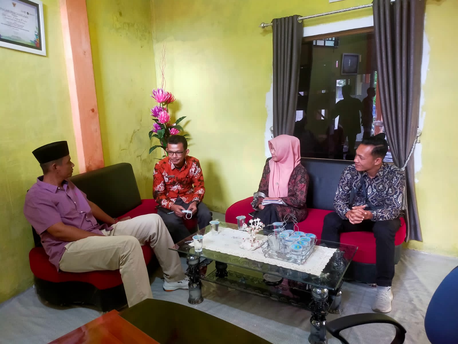 KUNJUNGAN SILAHTURAHMI KEPALA PUSKESMAS KE WALI NAGARI DI WILAYAH KERJA PUSKESMAS PASAR KUOK