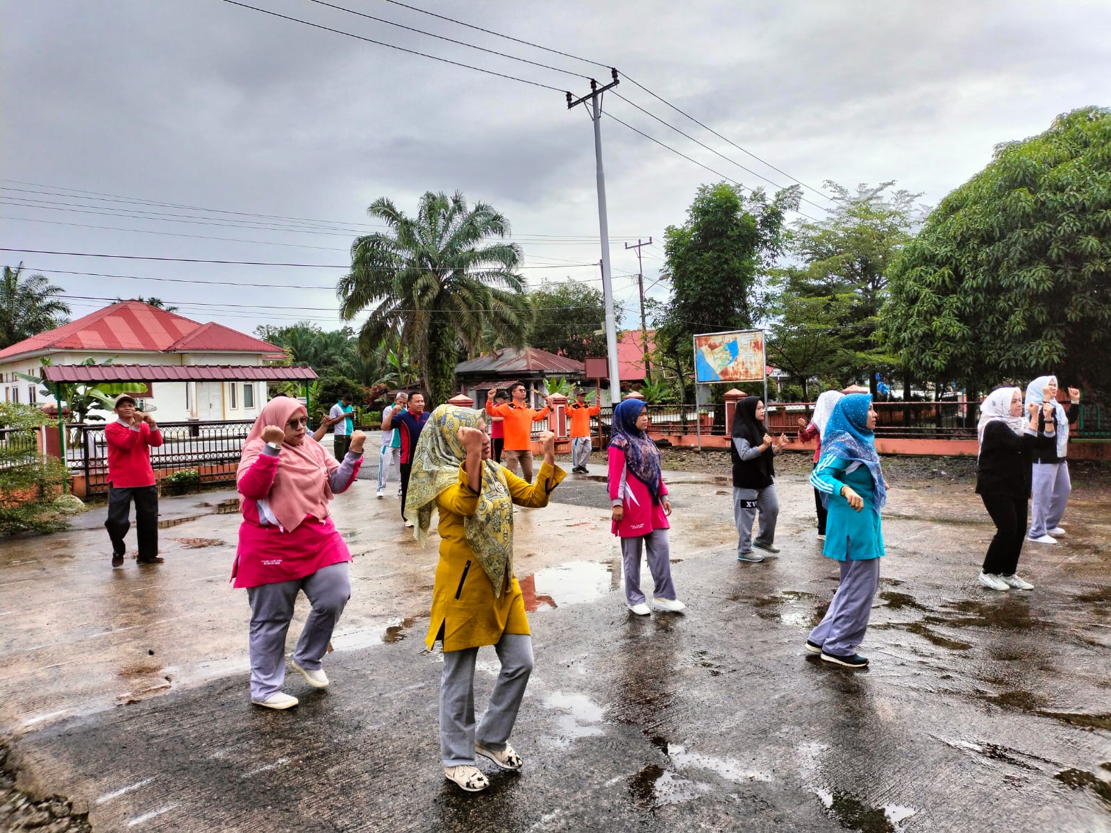 Pemeriksaan kesehatan  kelompok ASN dan terintegrasi dengan ASN puskesmas tanjung beringin