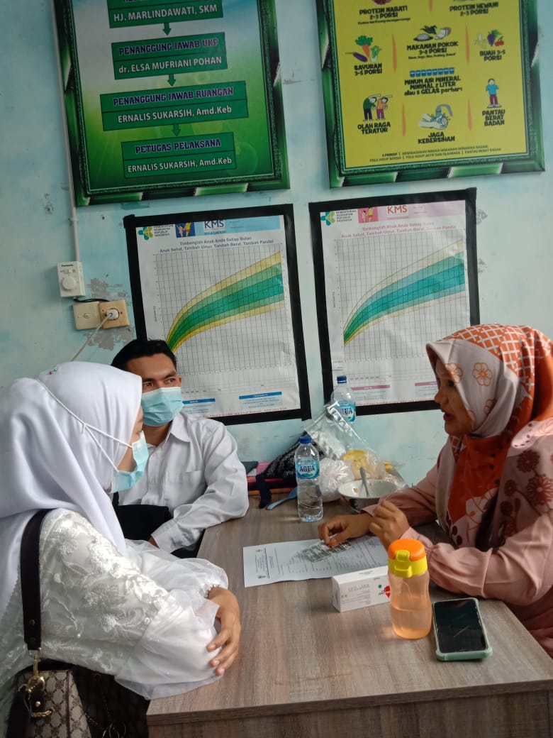 \" Penyuluhan Gizi kepada pasangan calon pengantin di puskesmas Tapan   \"