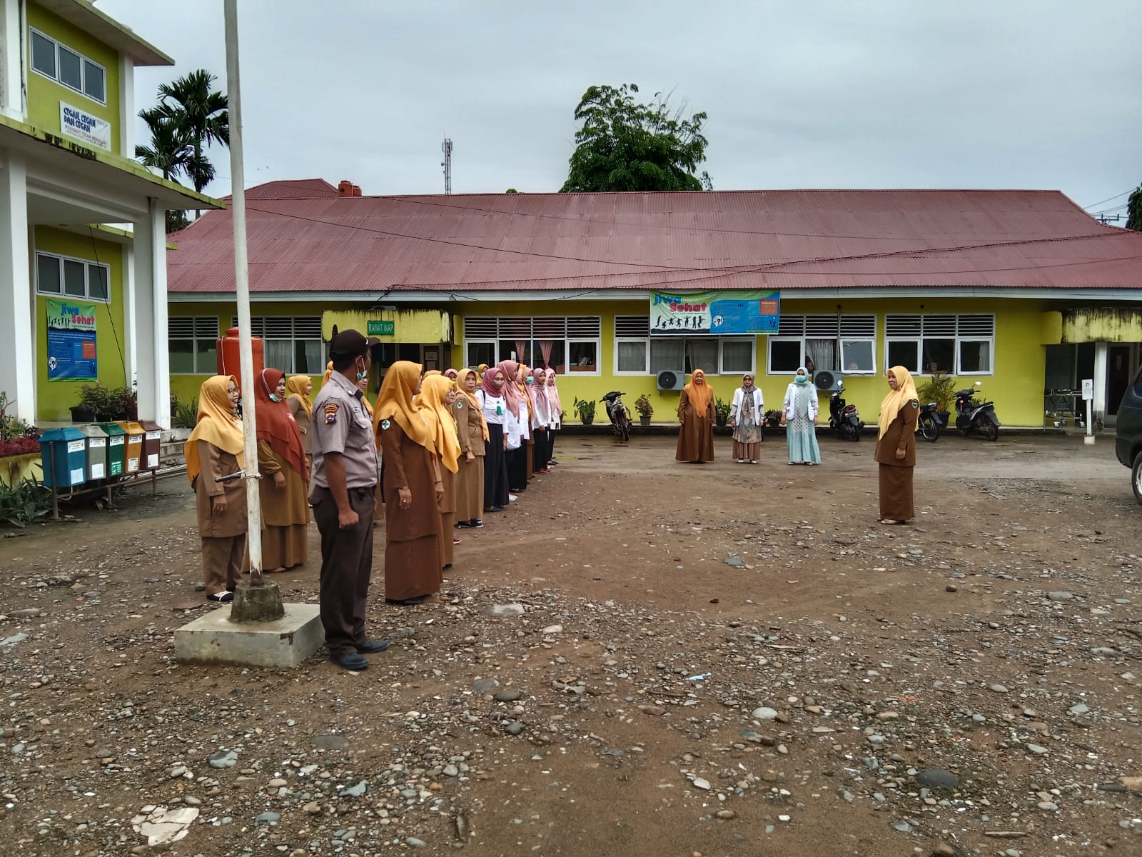APEL PAGI SEBAGAI SARANA INFORMASI TERBARU PUSKESMAS BALAI SELASA