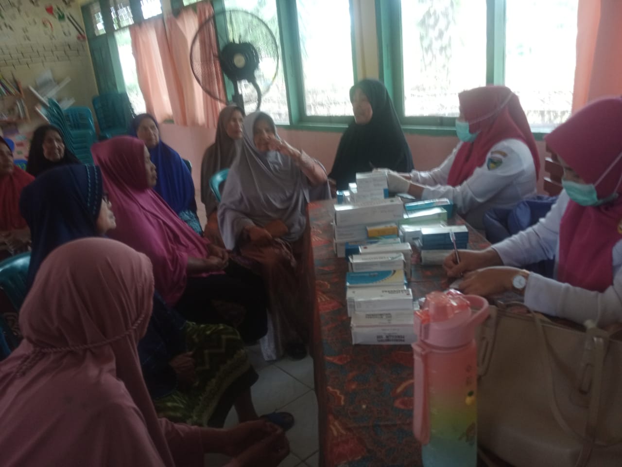 Puskesmas Air Haji laksanakan  Posyandu Lansia Di Pasar Lama , Senin Tgl,10 Oktober 2022 \"