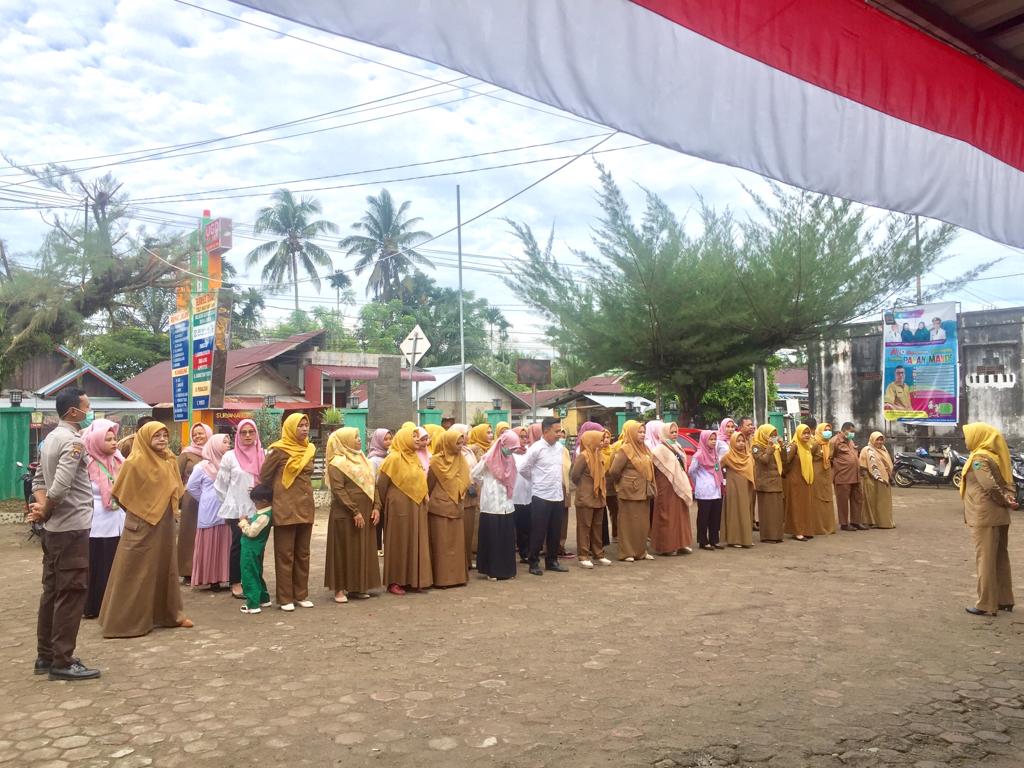 PUSKESMAS AIR HAJI SELASA ,11 OKTOBER 2022  LAKSANAKAN  APEL  PAGI