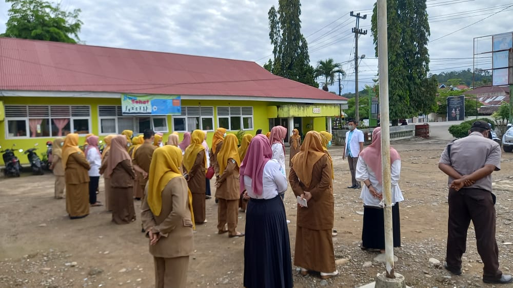 APEL PAGI SEBAGAI SARANA INFORMASI  TERBARU DAN TATAP MUKA DENGAN STAF PUSKESMAS BALAI SELASA