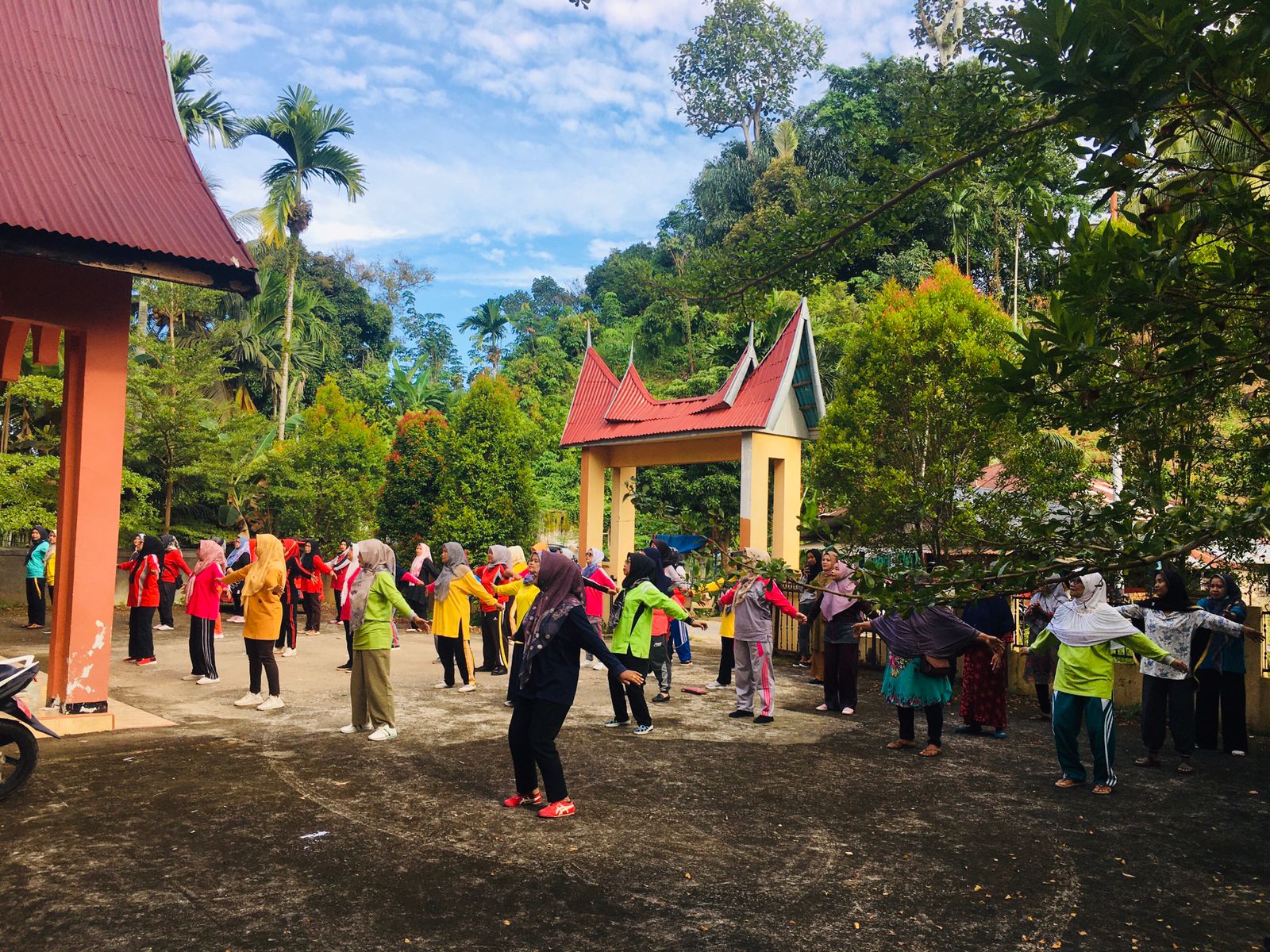 PUSKESMAS KOTO BARU  laksanakan skreening PTM di Nagari Kambang