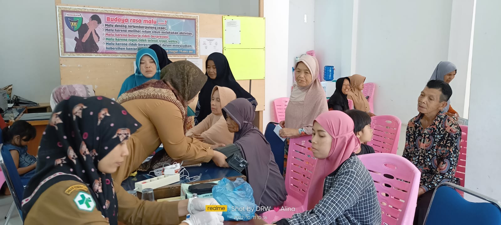 Kegiatan Deteksi Dini Faktor Resiko PTM Puskesmas Asam Kumbang