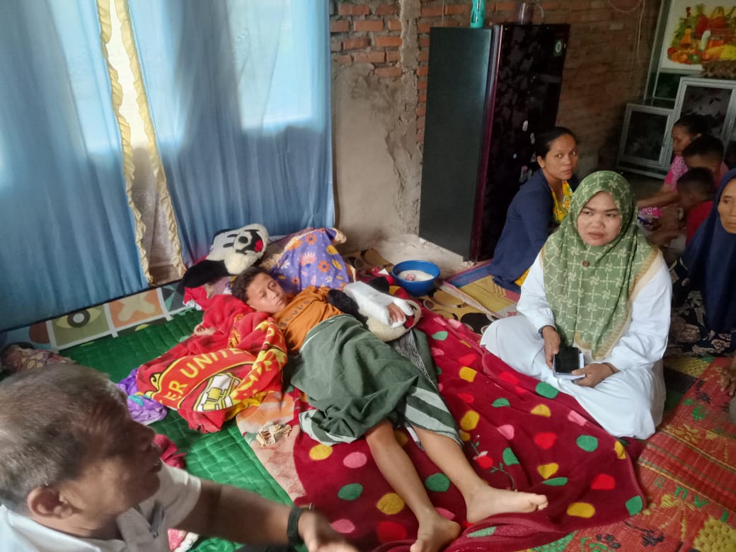 pemantauan pasien di gigit anjing ke pancuang Taba,  Puskesmas Asam Kumbang