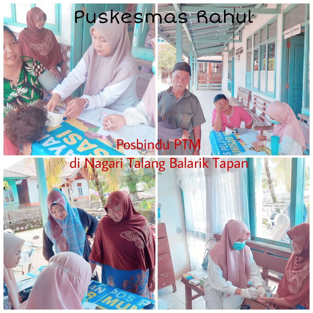 POSBINDU PTM DAN POSYANDU LANSIA DI NAGARI TALANG BALARIK, PUSKESMAS RAHUL  