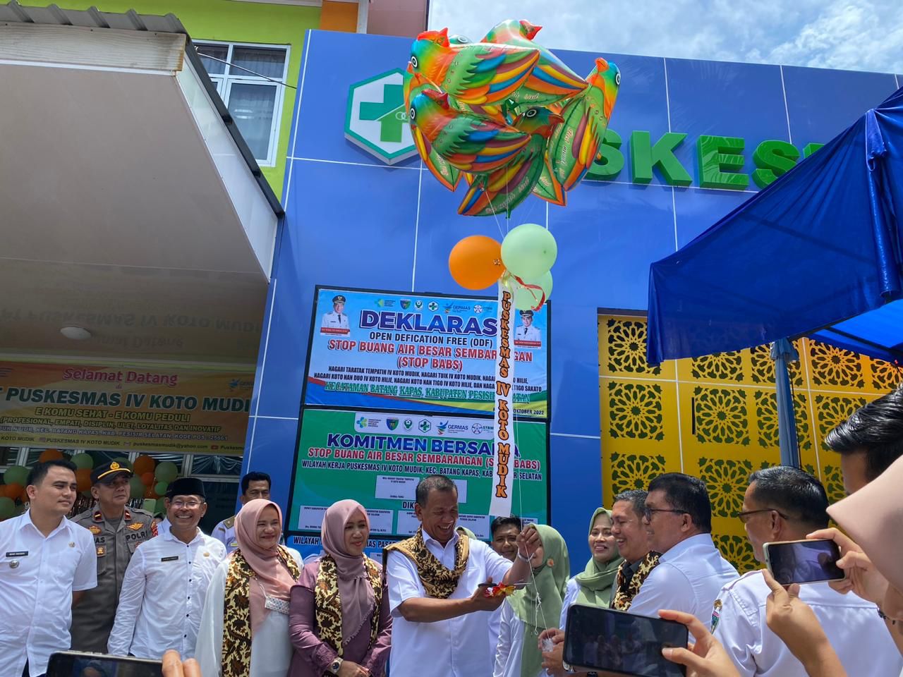 Peresmian Puskesmas IV Koto Mudik*