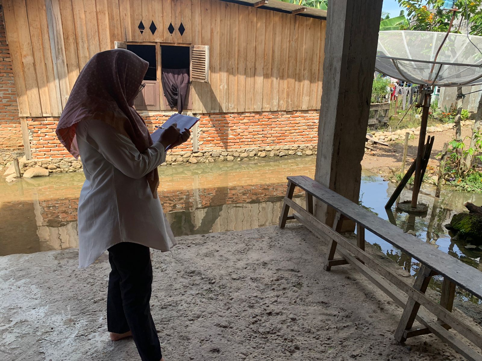 Puskesmas Tapan laksanakan Pendataan air dan sanitasi di nagari Tanjung pondok dan nagari Batang ara