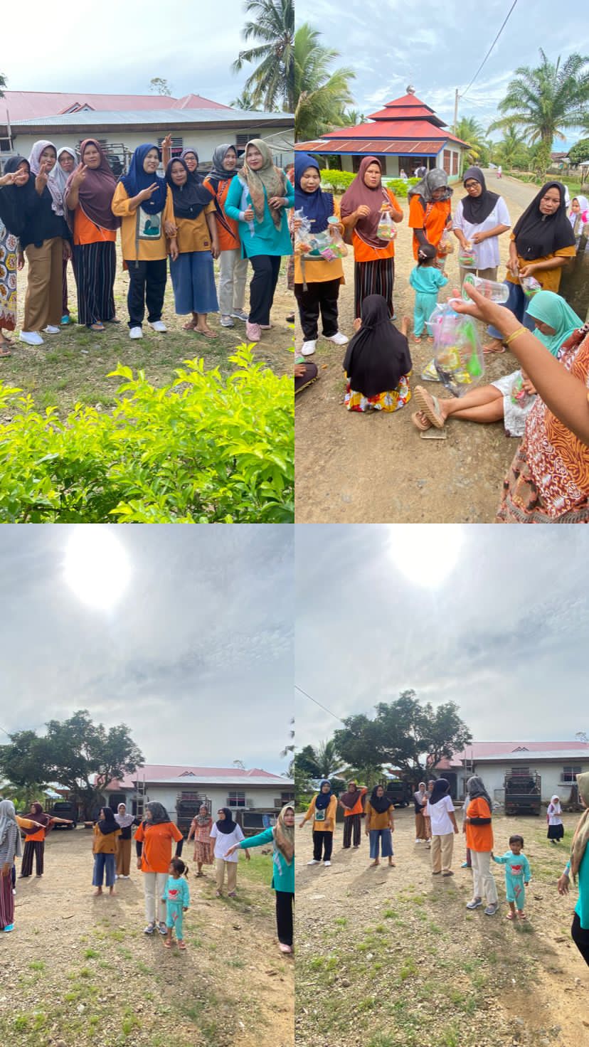 PUSK. Tj. Beringin lakukan peregangan dan senam lansia dalam menjaga kebugaran tubuh  yang diikuti o