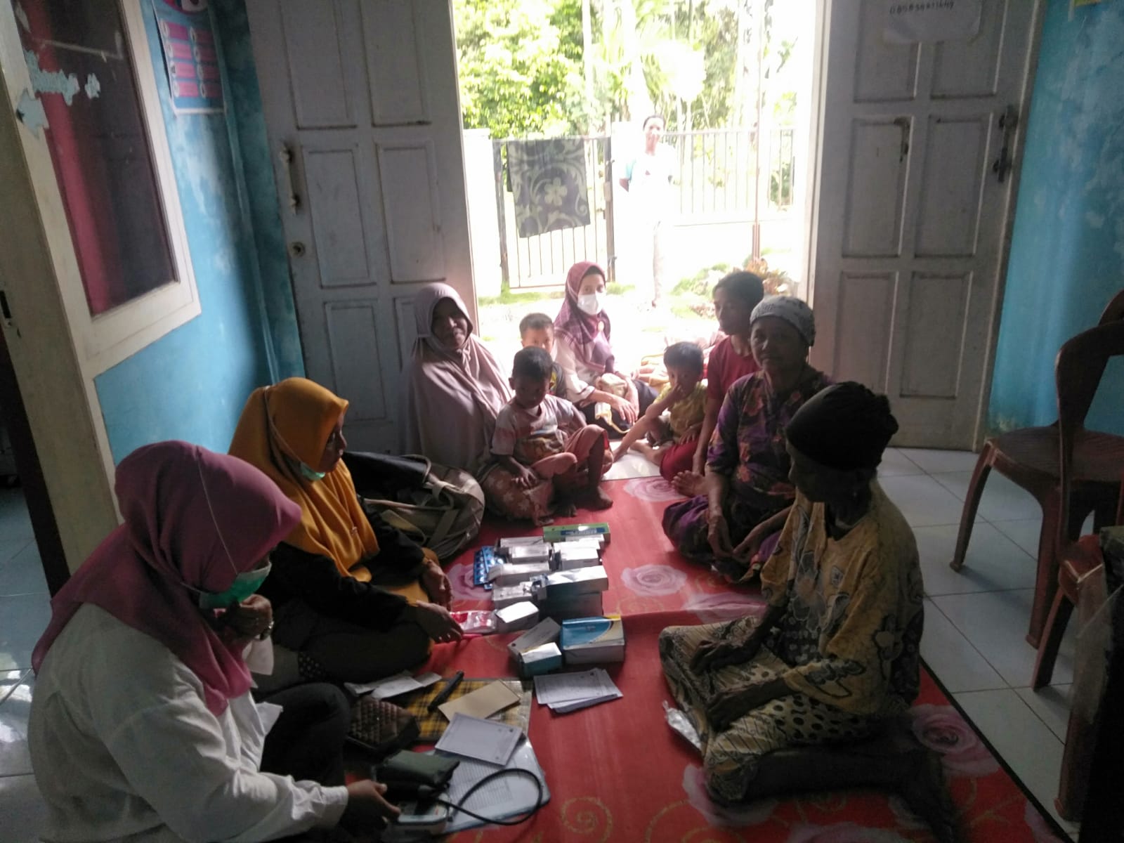 Puskesmas Air Haji Melaksanakan Kegiatan Posyandu Lansia Di  muara kandis,jumat,14 Oktober 2022