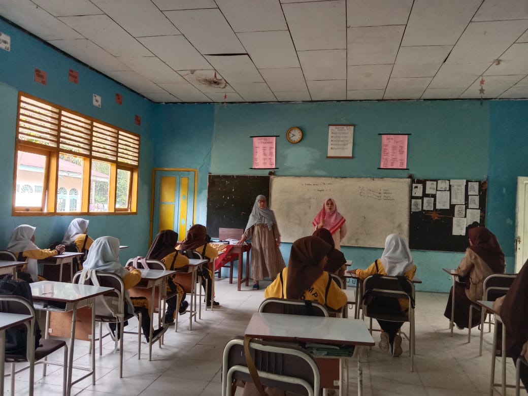 PENYULUHAN KEPADA KADER PKPR DI SMP 6 LENGAYANG,WILKER UPT PUSKESMAS KOTO BARU