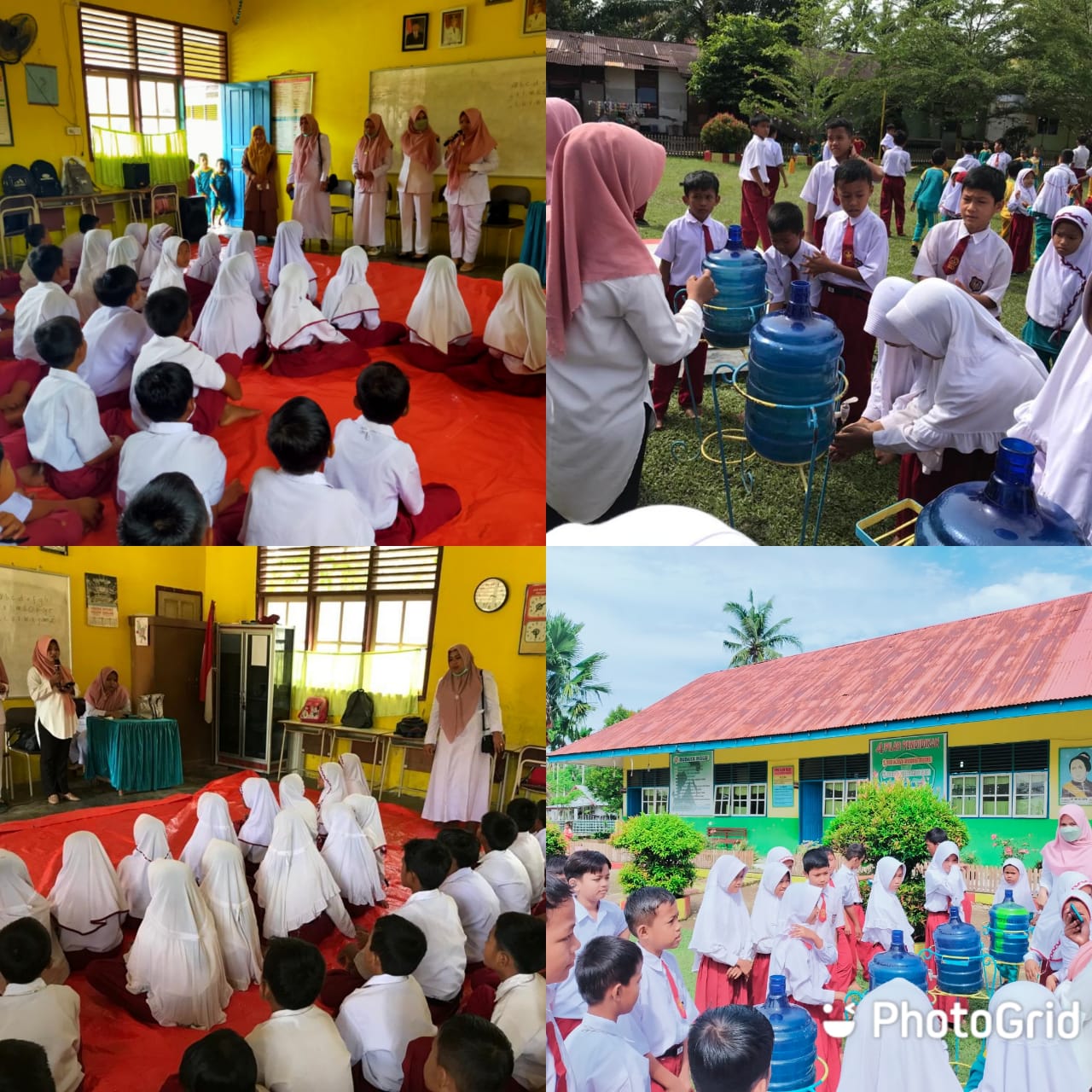 Kegiatan Hygiene Sanitasi di SDN 12 Pd.Cupak wilayah kerja Puskesmas Kambang