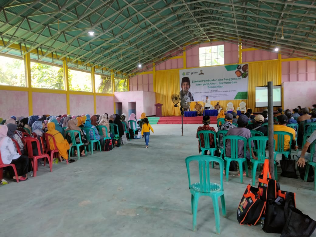 Puskesmas Tanjung Beringin    \"Edukasi pembuatan dan pengguanaan jamu yang aman, bermutu dan berman
