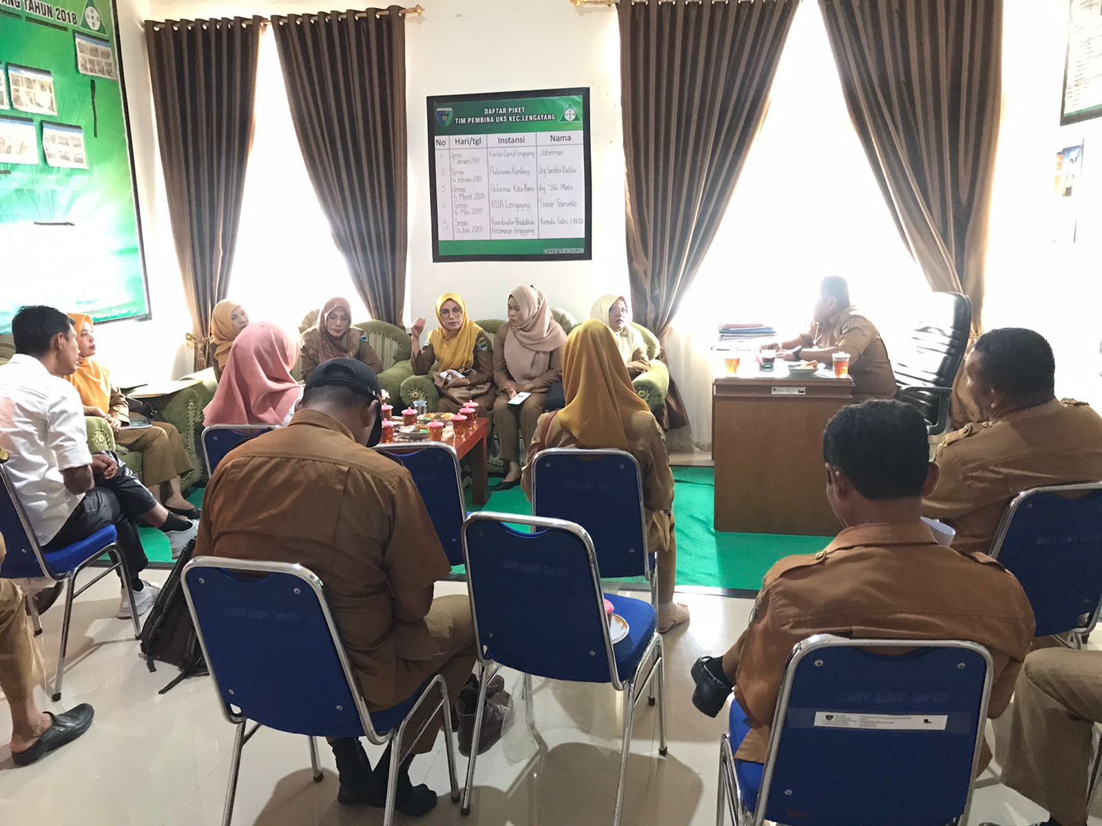 PUSKESMAS KAMBANG   Kegiatan   Verifikasi ODF di kantor Camat Lengayang.