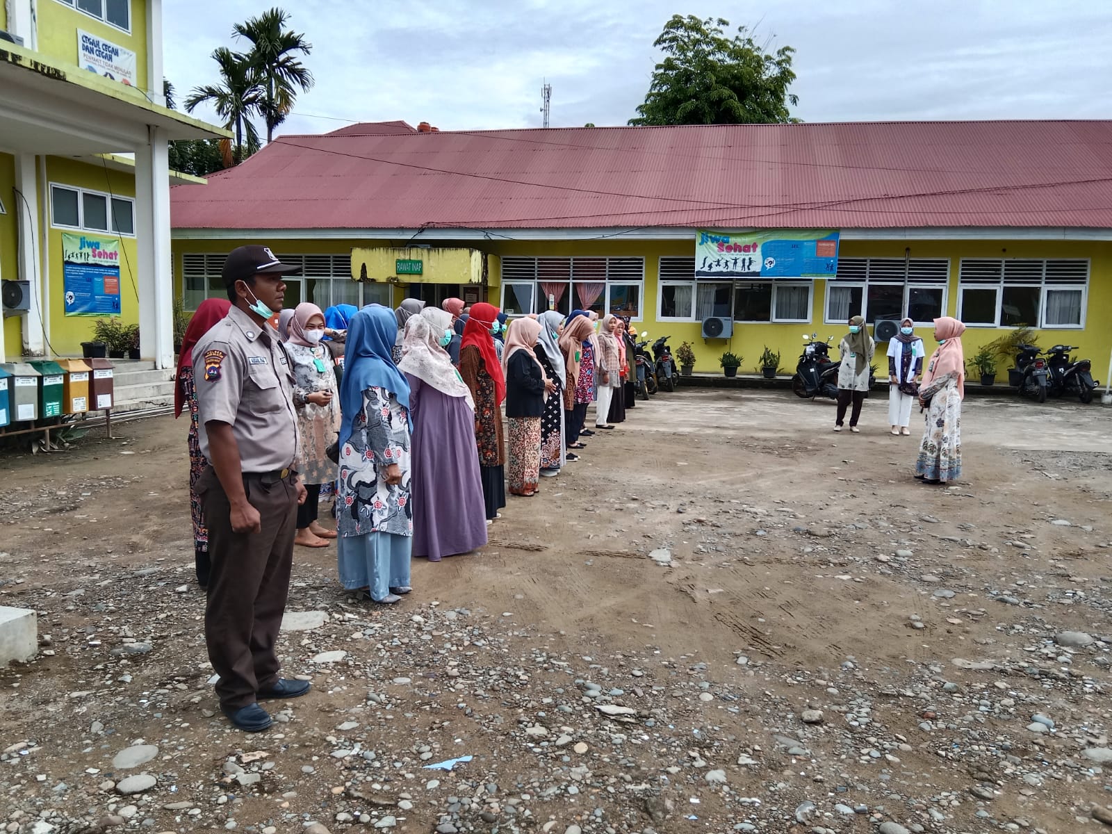 APEL PAGI PUSKESMAS BALAI  SELASAa SEBAGAI SARANA INFORMASI TERBARU 