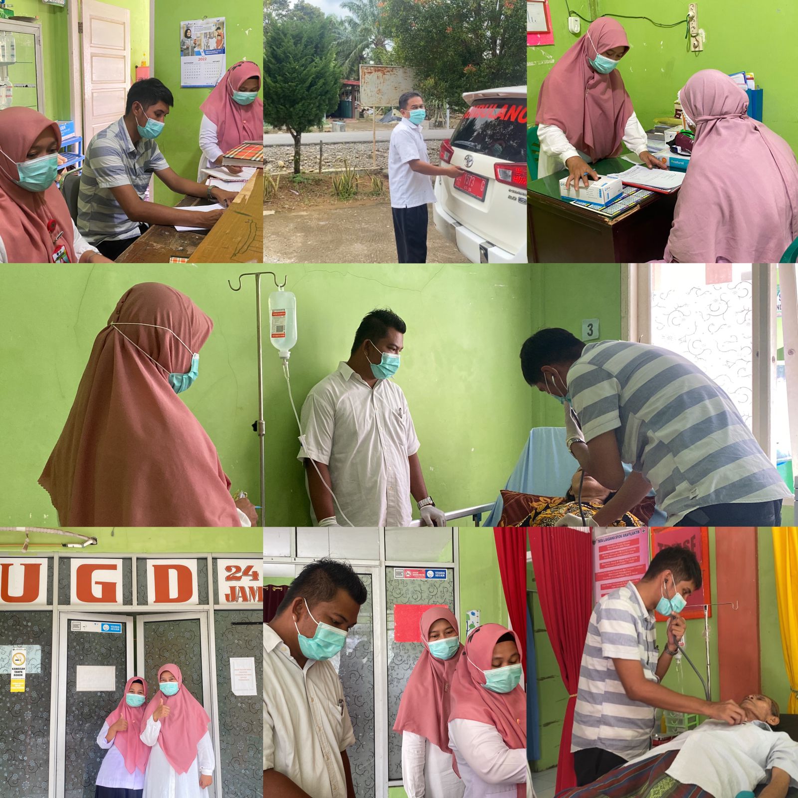 Kegiatan ugd dan rawat inap puskesmas tanjung makmur, 