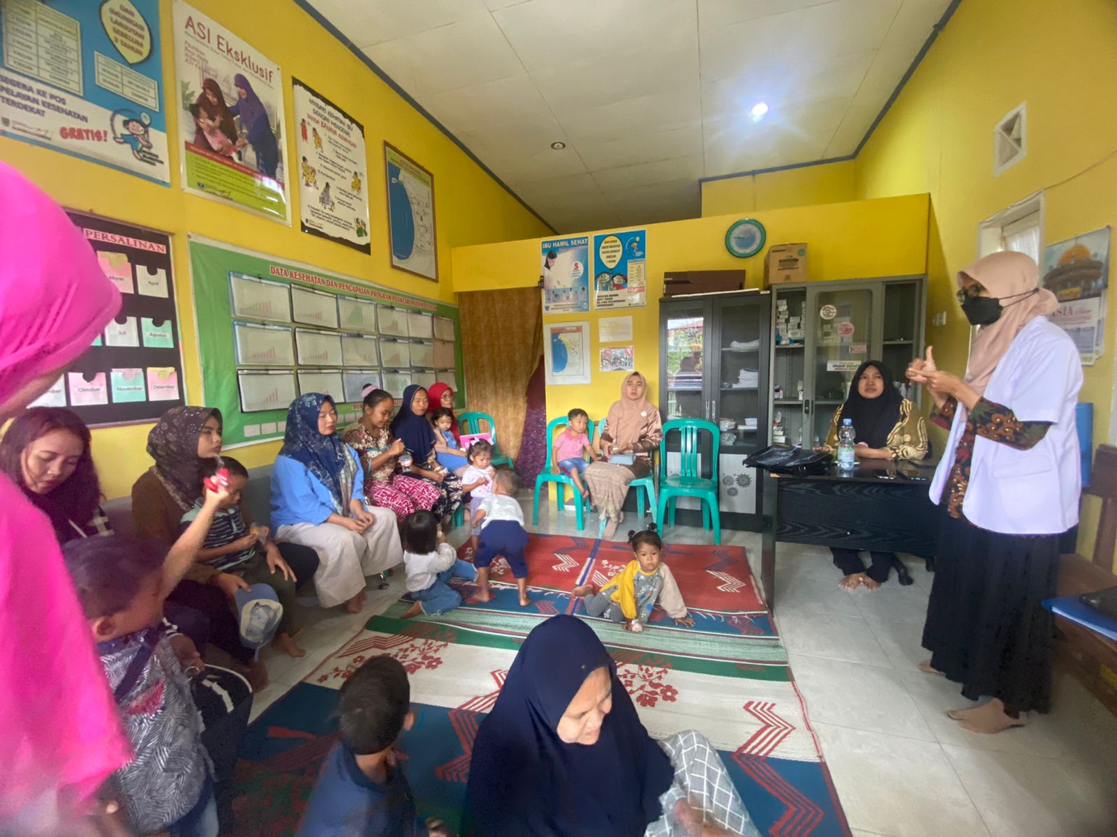 Puskesmas Salido laksanakan Validasi Penimbangan Massal dan edukasi Stunting di Nagari Painan Selata