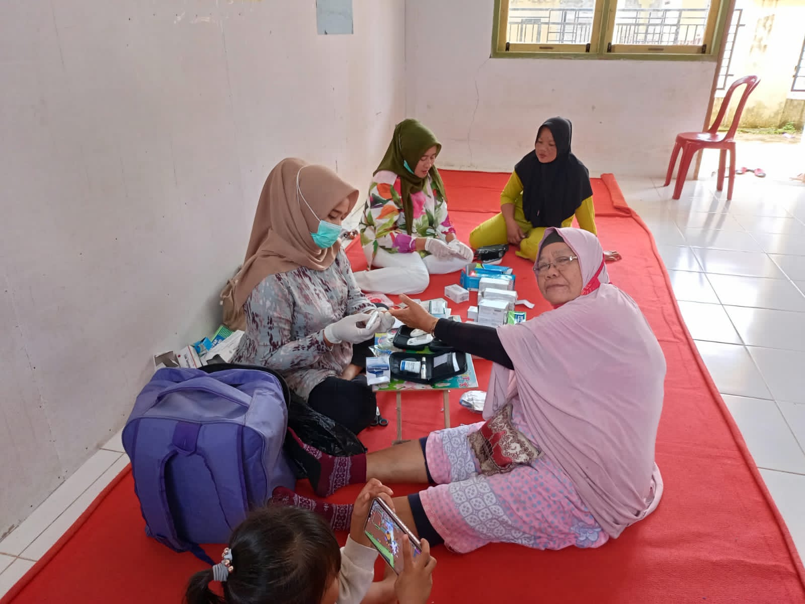 Puskesmas Air Haji laksanakan Kegiatan Posyandu Lansia Di Air Haji Barat, sabtu,22 Oktober 2022 \"