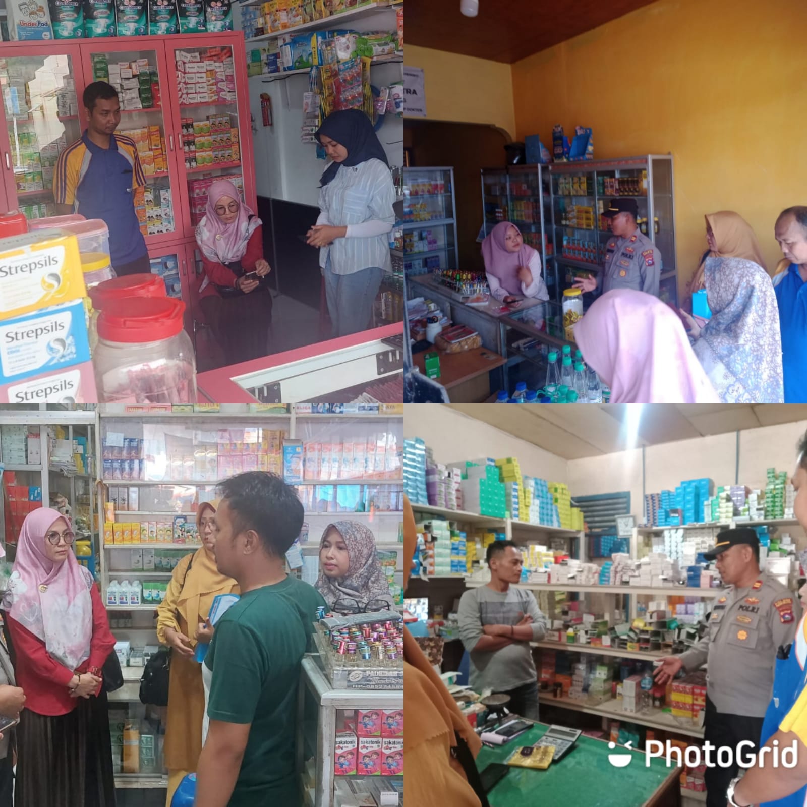 PUSKESMAS KAMBANG Pembinaaan apotik dan toko obat serta  penyampaian himbauan terkait pemakaian obat