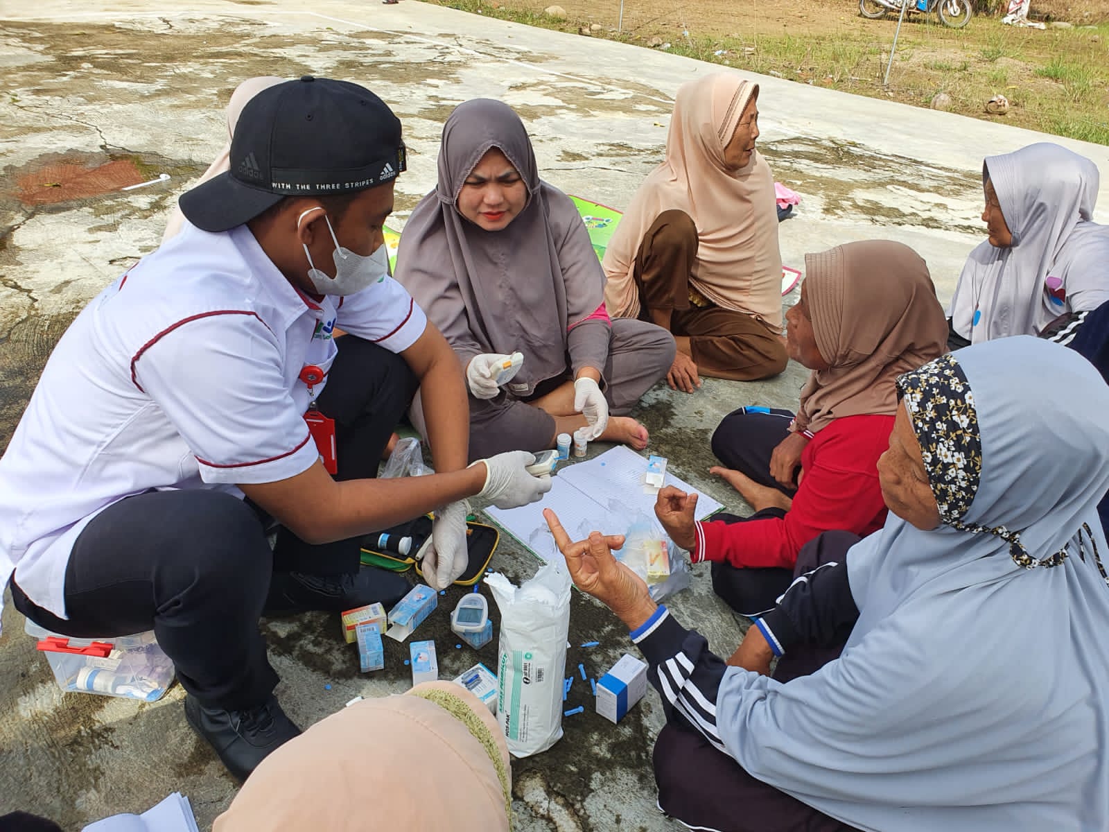 Program Prolanis laksanakan  Senam  dan skrining kesehatan Di Nagari sambungo Puskesmas Tj. Makmur