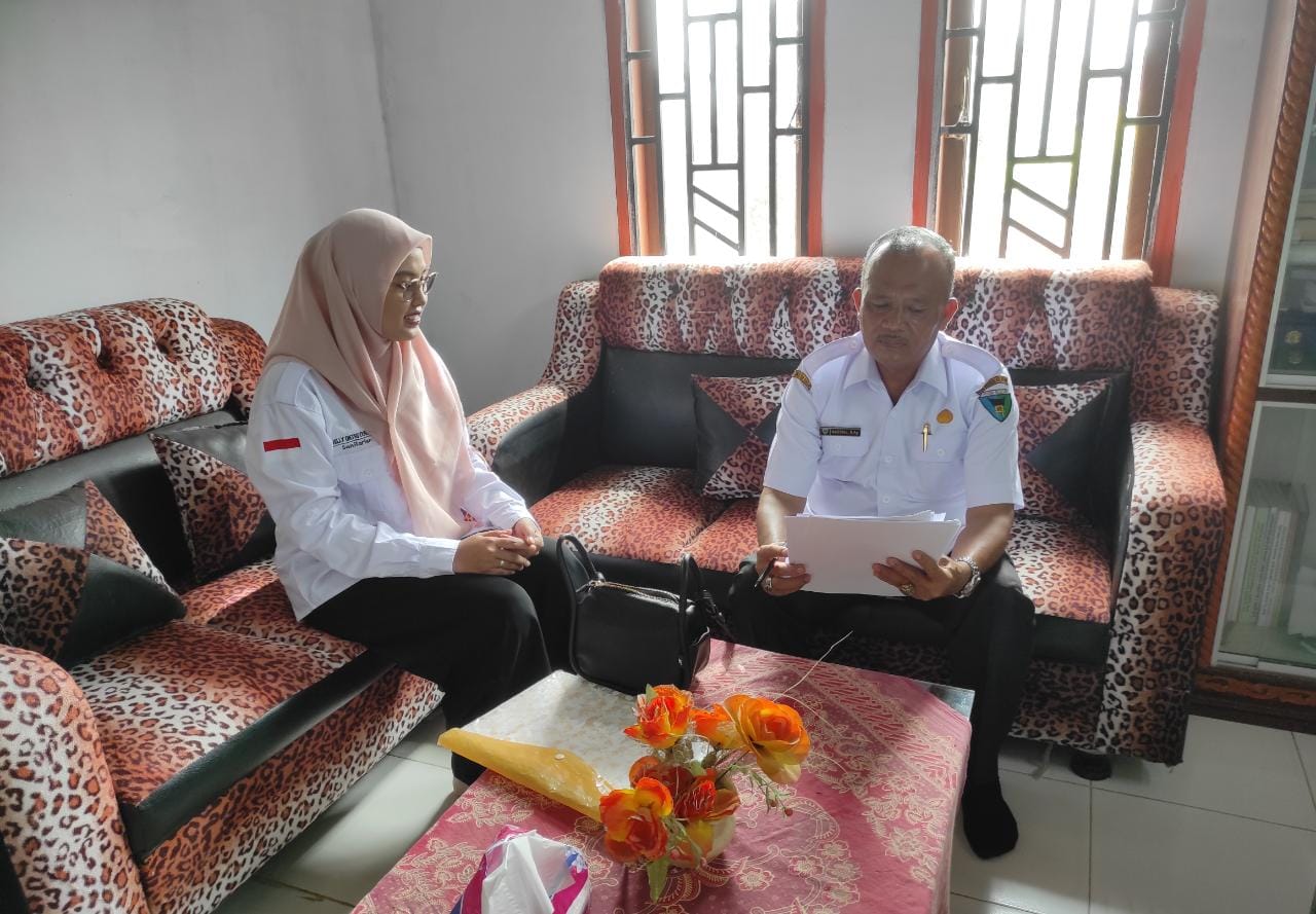 Puskesmas Tanjung Makmur melakukan koordinasi bersama Wali Nagari Lubuk Bunta terkait Program 5 PILA