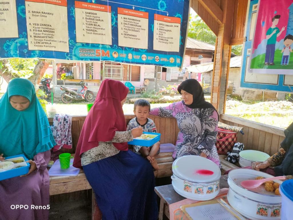 KEGIATAN POS GIZI DI NAGARI SUNGAI GAYO WILAYAH KERJA UPT PUSKESMAS LUMPO