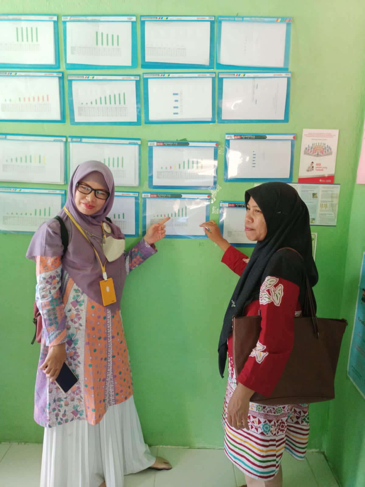 Puskesmas SURANTIH melakukan supervisi dan Monev ke poskesri koto tarok nagari ampiang parak