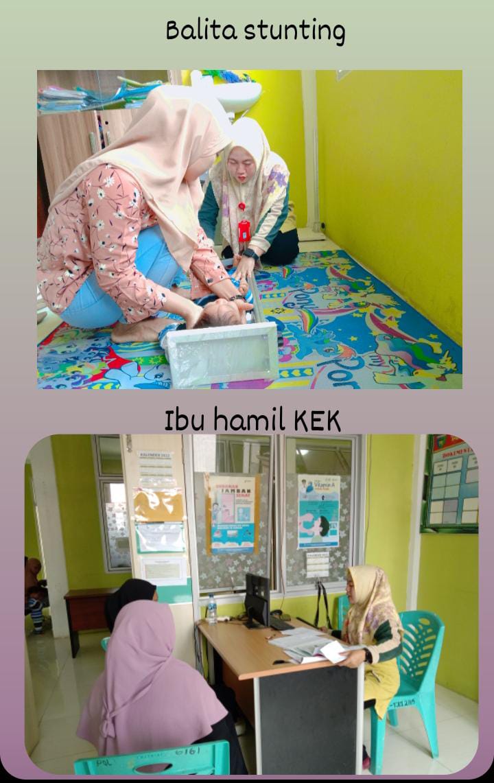 Puskesmas Tanjung Makmur memberikan konseling gizi kepada ibu hamil KEK dan balita STUNTING 