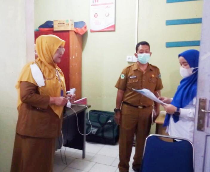 KUNJUNGAN  DINAS KABUPATEN PESISIR SELATAN DAN KREDESIALING TIM BPJS  KE PUSKESMAS LUMPO 