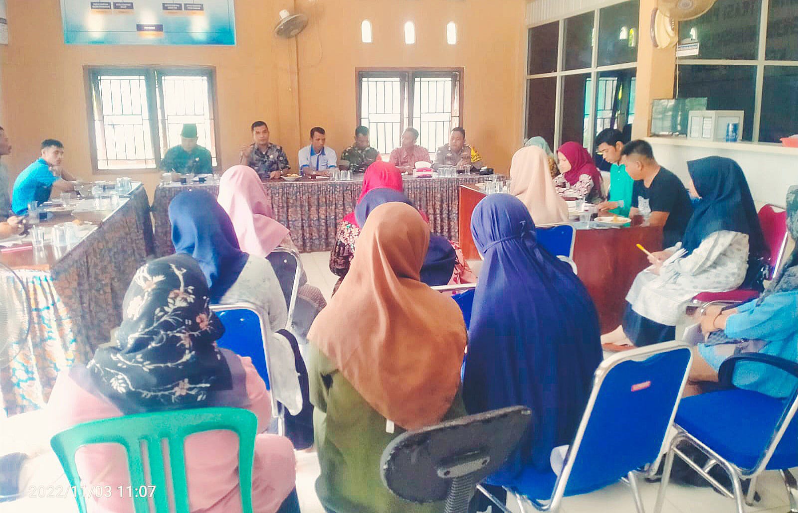 Puskesmas Tanjung Makmur dan Tim menghadiri Acara Rembug Stunting Nagari Silaut Kecamatan Silaut yan