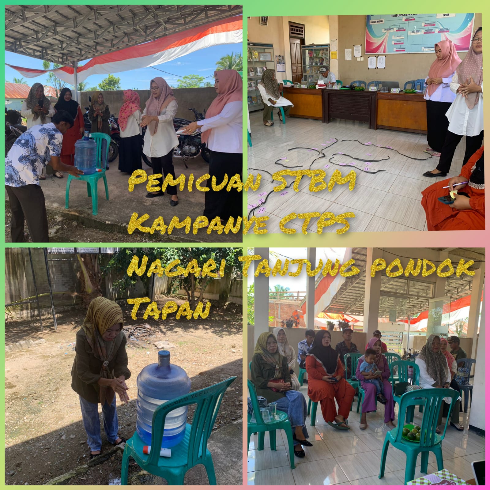 Pemicuan STBM dan Kampanye CTPS di Nagari Tanjung pondok Puskesmas Tapan 