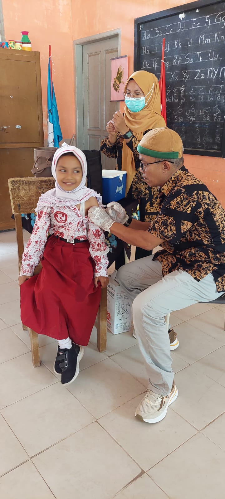 PELAKSANAAN BIAS ( Bulan imunisasi Anak Sekolah) di SDN 29 Talang wilayah kerja Puskesmas Kambang