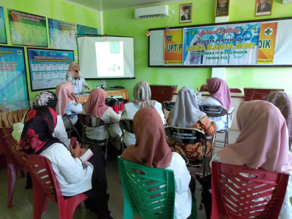 PERTEMUAN PEMBINAAN ASMAN TOGA DI PUSKESMAS IV KOTO MUDIK\'