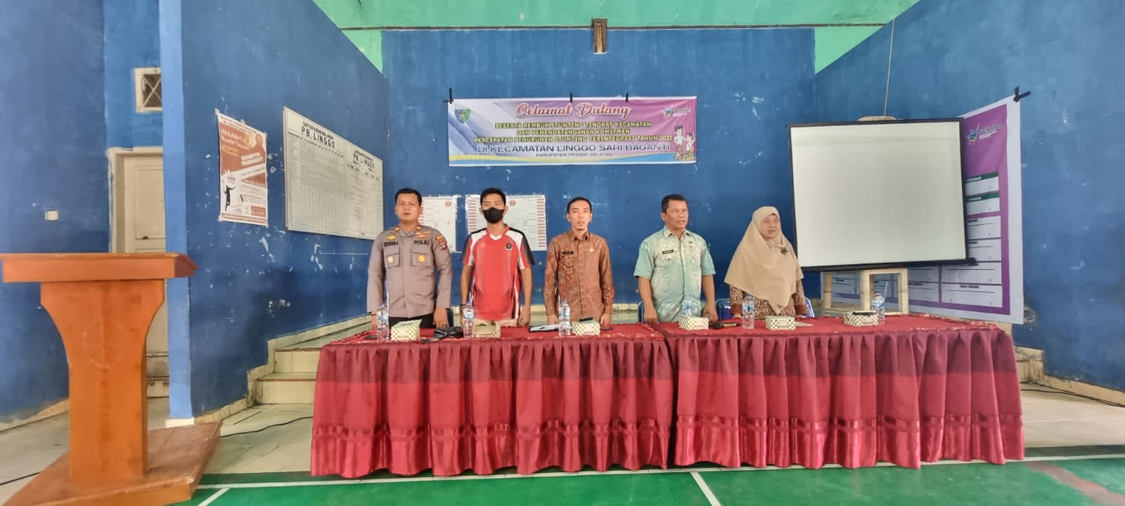 PUSKESMAS  AIR HAJI  REMBUK STUNTING TINGKAT KECAMATAN DAN PENANDATANGAN KOMITMEN PERCEPATAN PENURUN