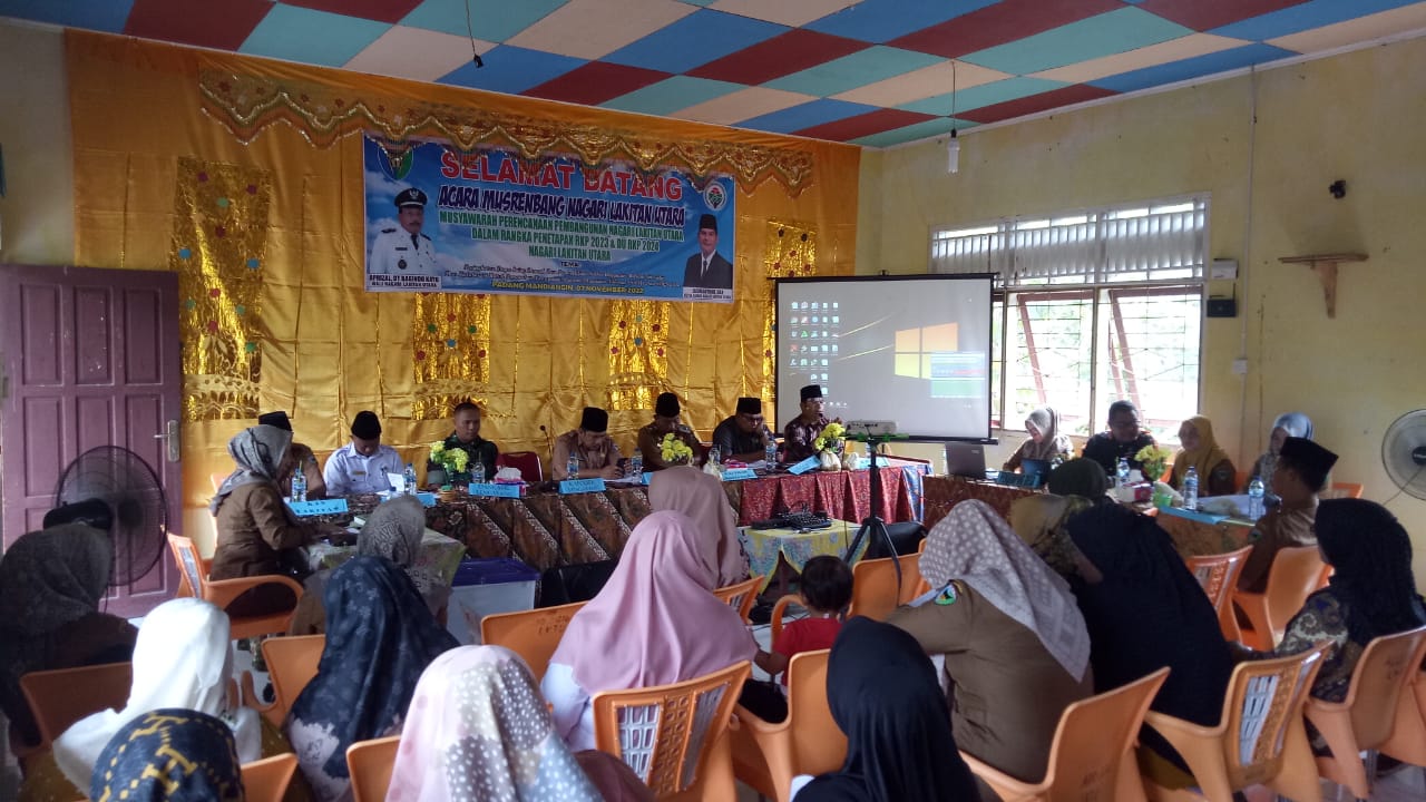 PUSKESMAS KAMBANG Senin, 7 November 2022  HADIRI  MUSREMBANG di nagari Lakitan Utara dan Kambang Uta